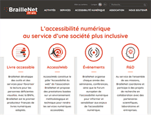 Tablet Screenshot of braillenet.org